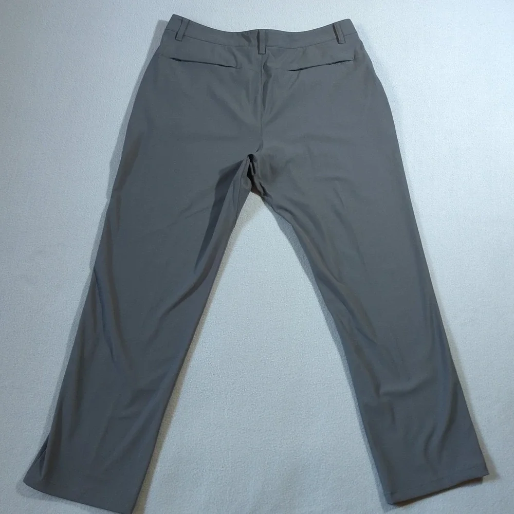 SKYR Tricot Dynasty Mens 36x32 L Golf Pants Performance‎ Stretch Gray Slacks